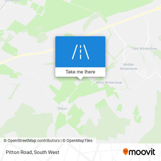 Pitton Road map