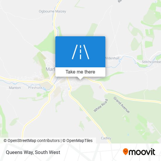 Queens Way map