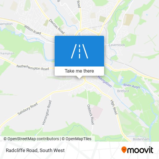 Radcliffe Road map