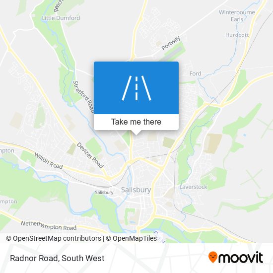 Radnor Road map