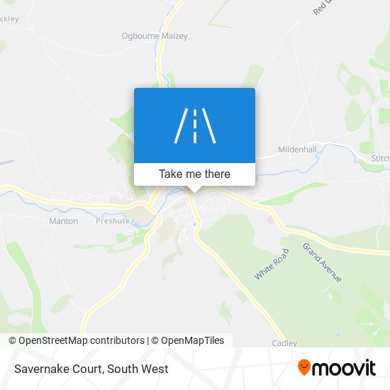 Savernake Court map