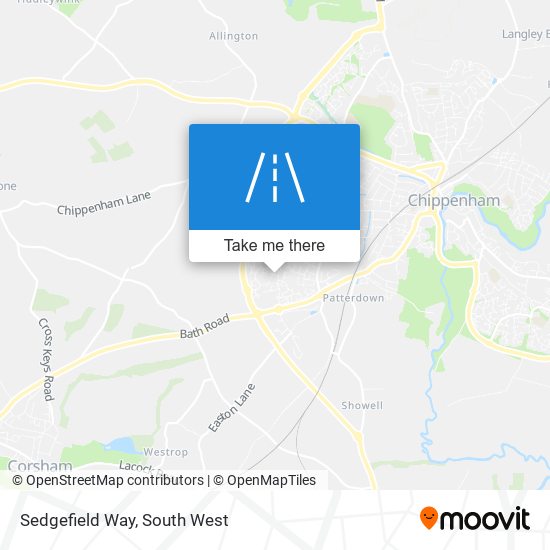 Sedgefield Way map