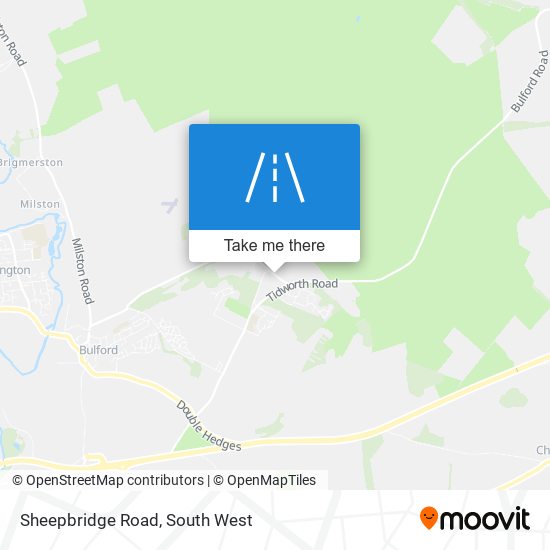 Sheepbridge Road map