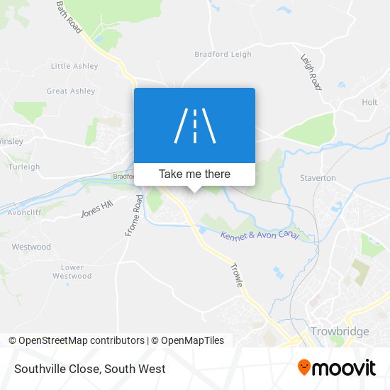 Southville Close map