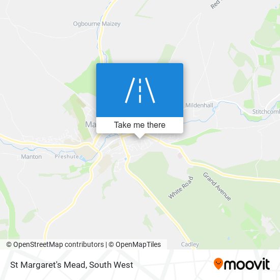 St Margaret's Mead map