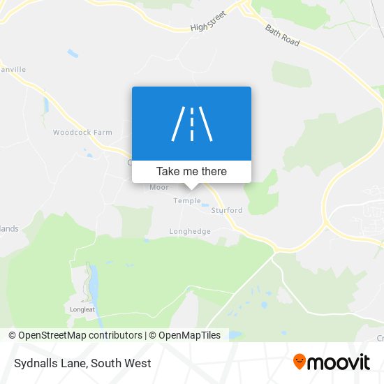 Sydnalls Lane map