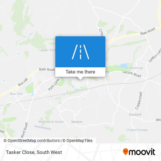 Tasker Close map