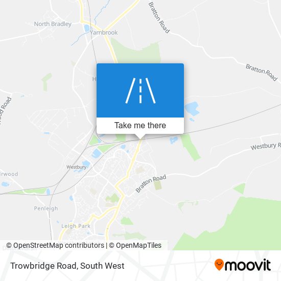 Trowbridge Road map