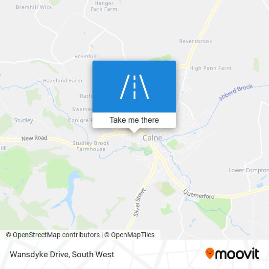 Wansdyke Drive map