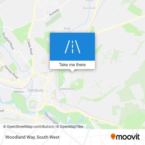 Woodland Way map