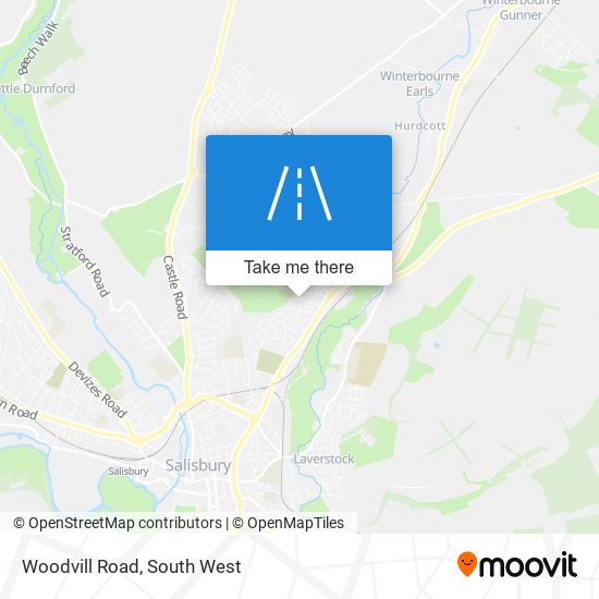 Woodvill Road map