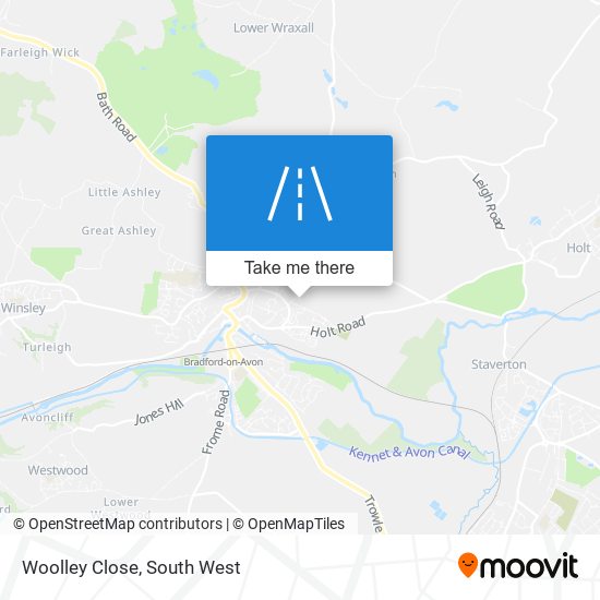 Woolley Close map