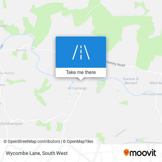 Wycombe Lane map