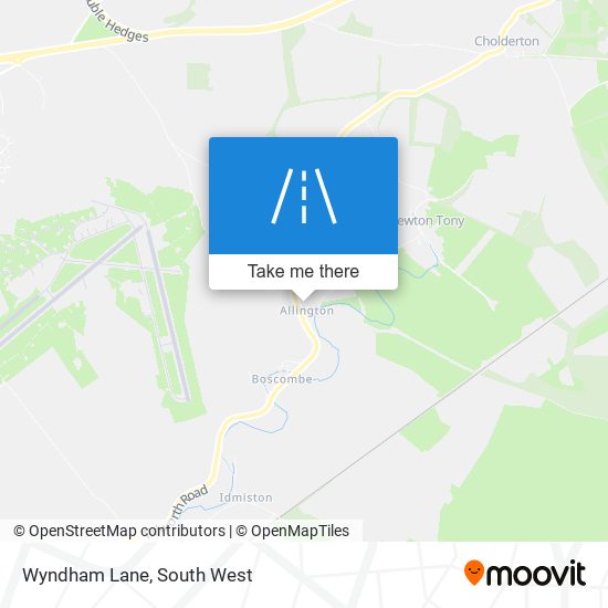 Wyndham Lane map