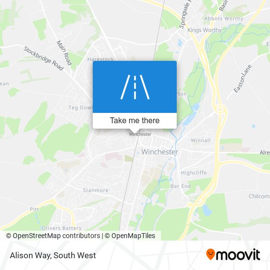 Alison Way map