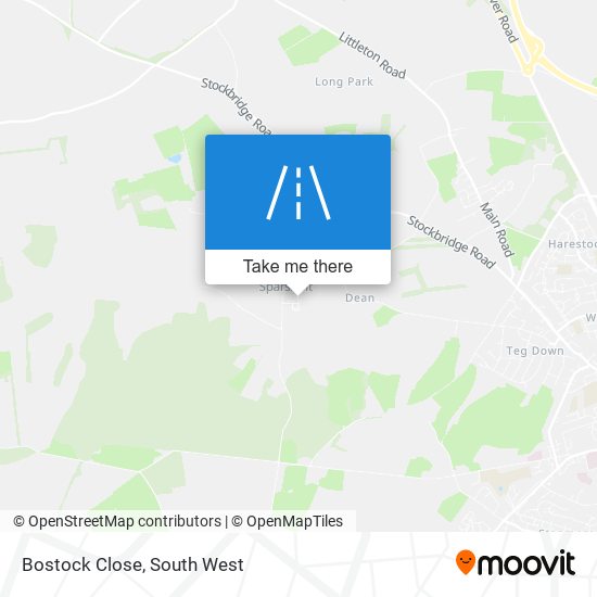 Bostock Close map