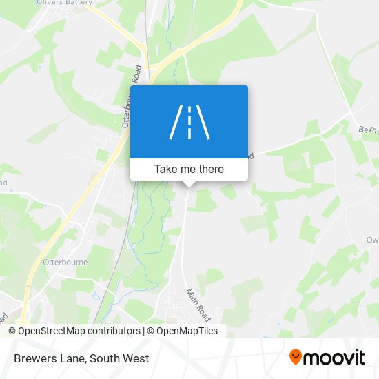 Brewers Lane map