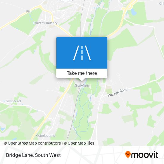 Bridge Lane map