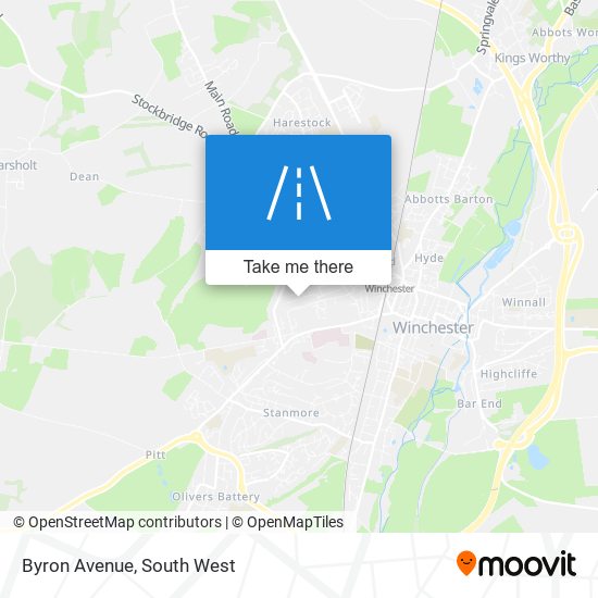 Byron Avenue map