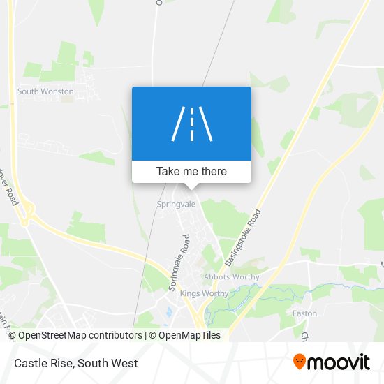 Castle Rise map