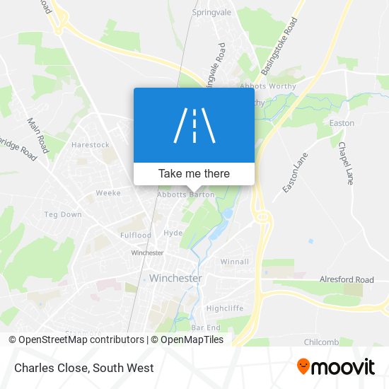 Charles Close map