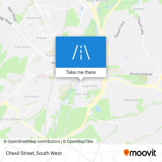 Chesil Street map