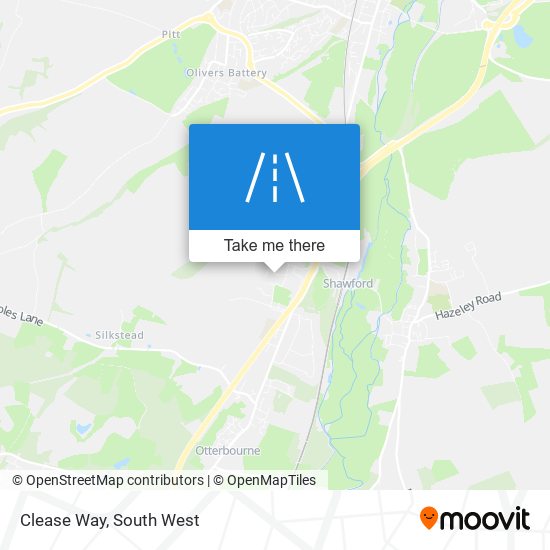 Clease Way map