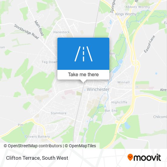 Clifton Terrace map