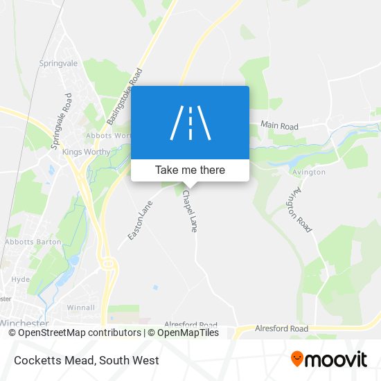 Cocketts Mead map