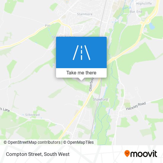 Compton Street map