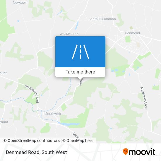 Denmead Road map