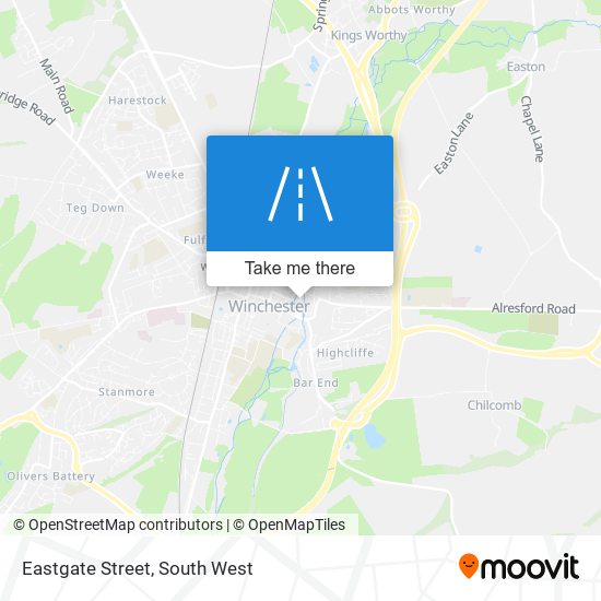 Eastgate Street map