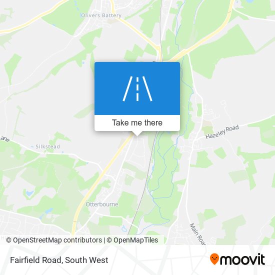 Fairfield Road map