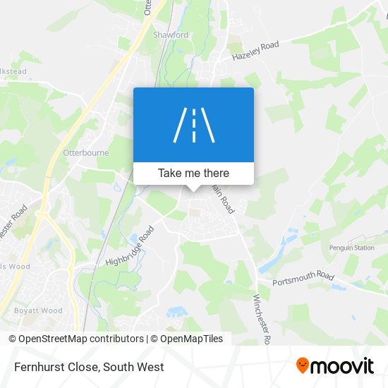 Fernhurst Close map