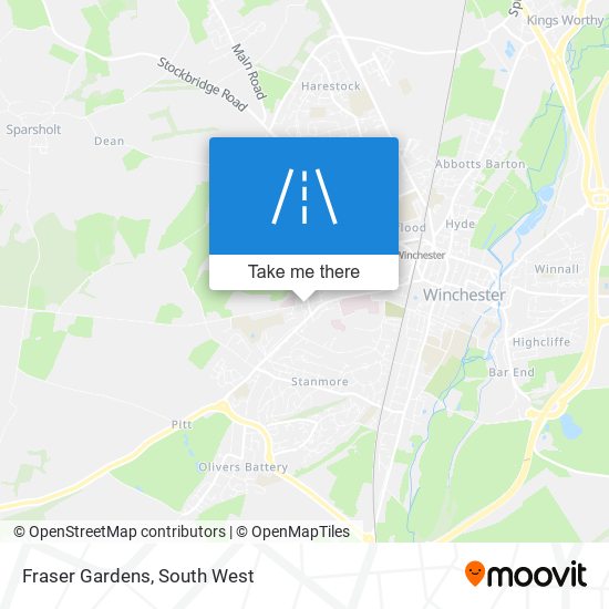 Fraser Gardens map
