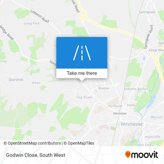 Godwin Close map