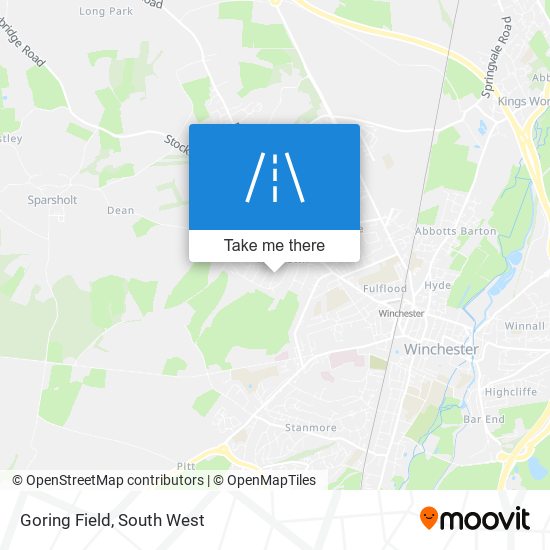 Goring Field map