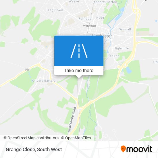 Grange Close map