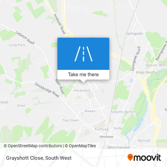 Grayshott Close map