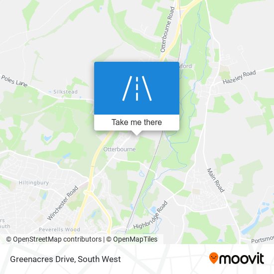 Greenacres Drive map