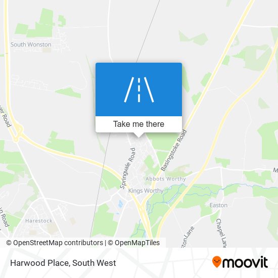 Harwood Place map