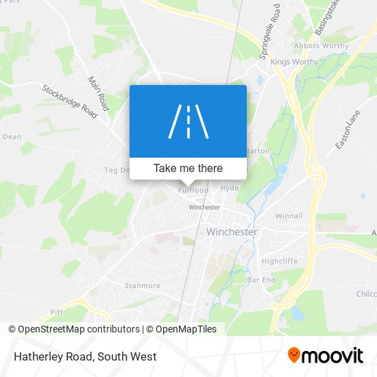Hatherley Road map