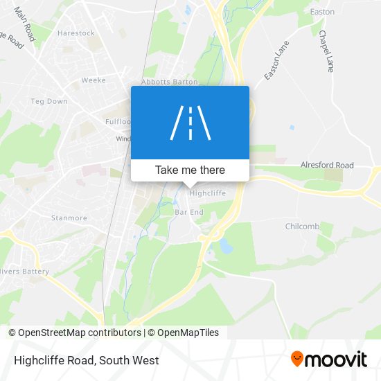 Highcliffe Road map