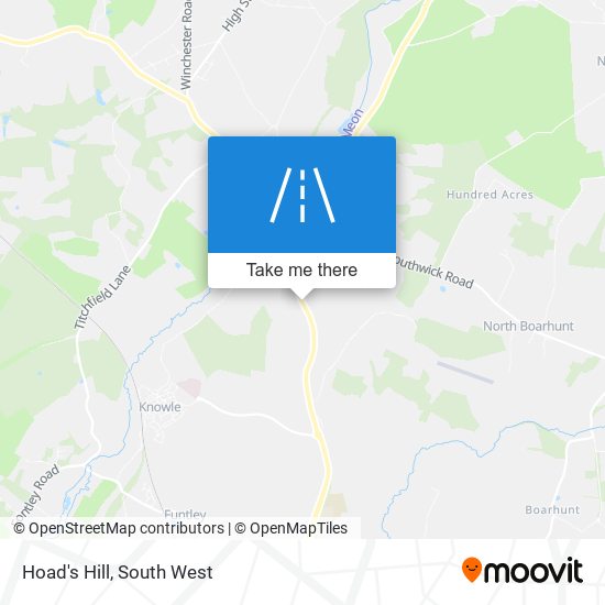 Hoad's Hill map