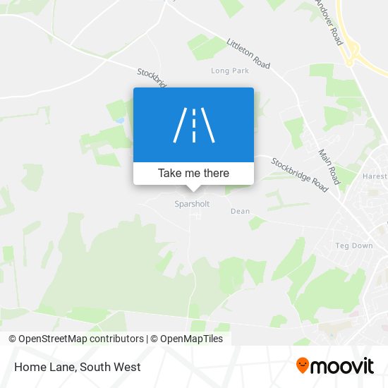 Home Lane map