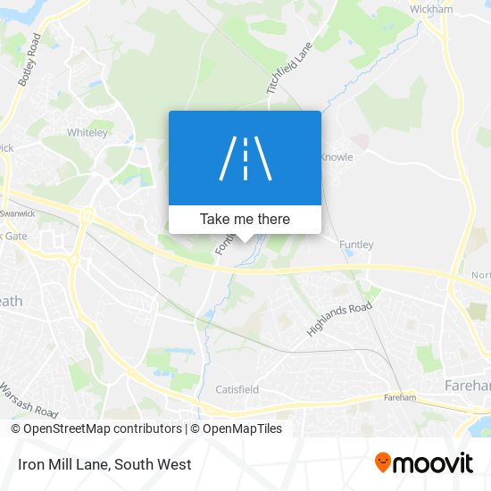 Iron Mill Lane map