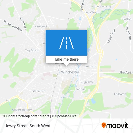 Jewry Street map