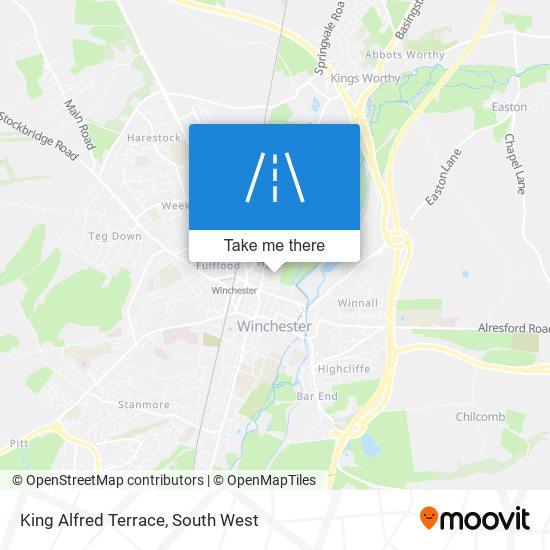 King Alfred Terrace map