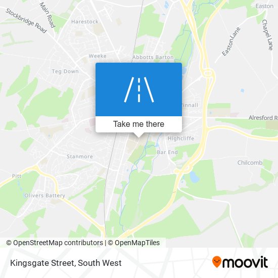 Kingsgate Street map