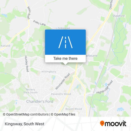 Kingsway map